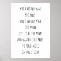 500 pilhas de sinal de lavandaria