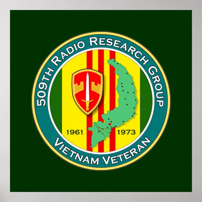 Pôster 509.o RRG - ASA Vietname (Frente)
