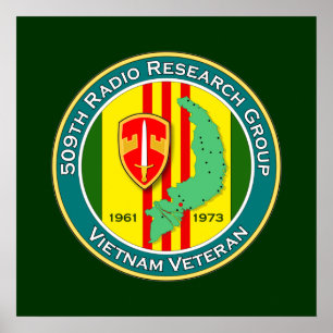 Pôster 509th RRG - ASA Vietnam