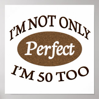 Poster 50 anos perfeito