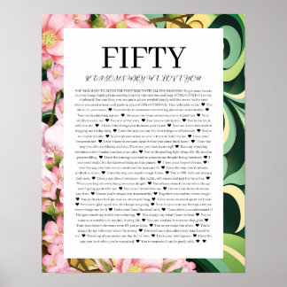 Poster 50 Razões pelas quais te amamos