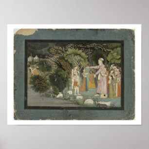 Poster 51.207/28 Nanda a pedir a Radha para escoltar Kris