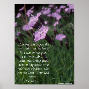 Pôster 52:7 de Isaiah