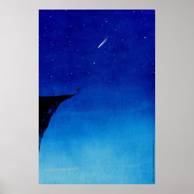 Poster 5383. Aprendendo a Voar/ bluedge? Poster/Impressão (Frente)