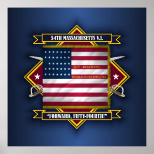 Pôster 54th Massachusetts V.I.