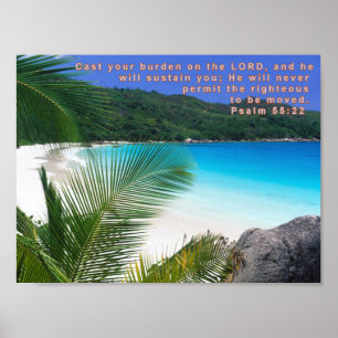 Pôster 55:22 do salmo