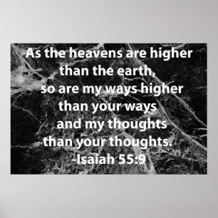 Pôster 55:9 de Isaiah