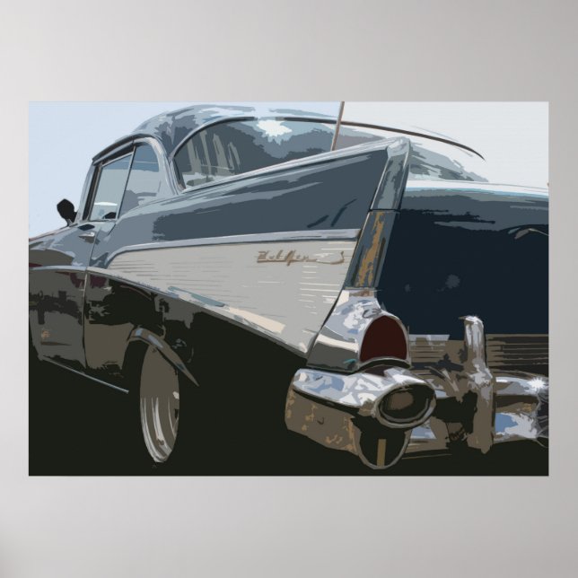 Poster 57 Chevy Bel Air (Frente)