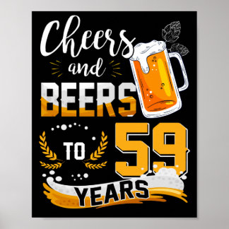 Poster 59.ª Festa de aniversário De Queijos E Cervejas A 