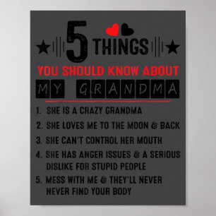 Poster 5 Coisas Que Você Deve Saber Sobre Minha Avó Engra