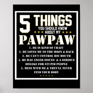 Poster 5 Coisas Que Você Deveria Saber Sobre Meu Avô Pa