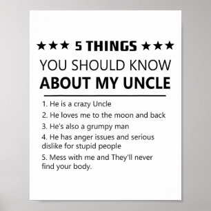 Poster 5 Coisas Que Você Deveria Saber Sobre Minha Famíli