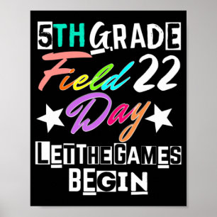 Poster 5 Grau Campo Dia 2022 Deixe Os Jogos Começarem A E