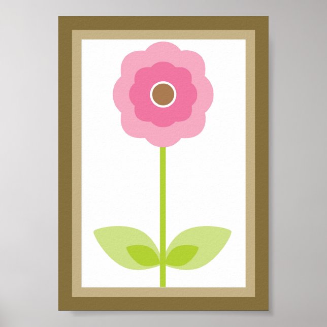 Pôster 5X7 Berry Garden Flower Wall Art (Frente)