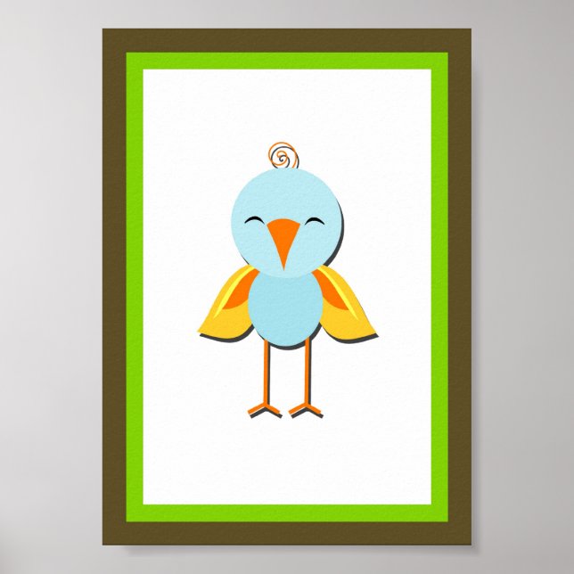 Poster 5X7 Jungle Animal Wall Art (Frente)