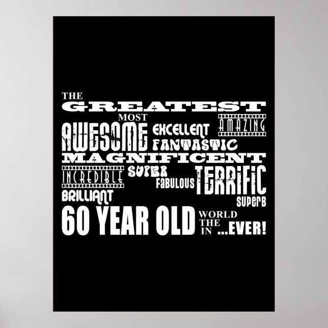 Poster 60ª Festa de aniversário dos 60 anos (Frente)