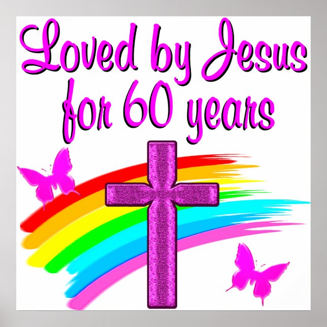 PÔSTER 60º DEUS AMOR (Frente)