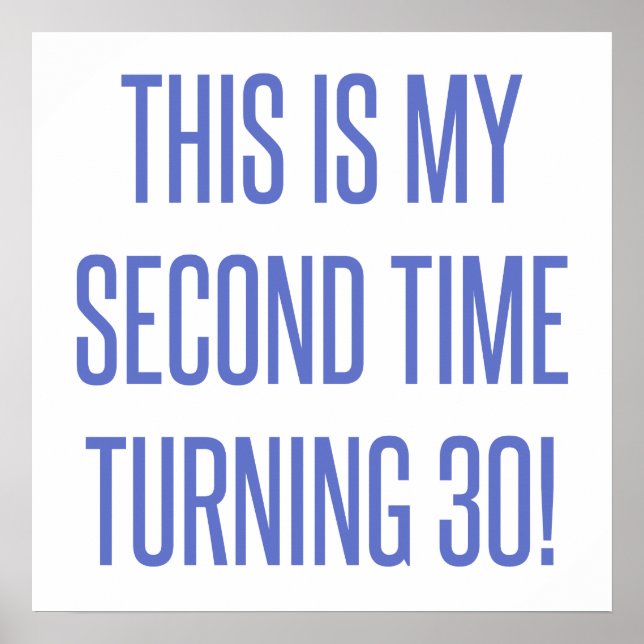 Pôster 60º presente de aniversário (Frente)