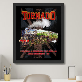 Poster 60163 Tornado Locomotiva a Vapor Vintage