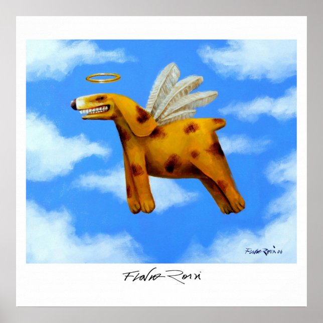 Poster 60,96x60,96cm: Para além por Flavio Rossi (Frente)