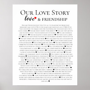 Poster 60 coisas que amamos em você, 70 80 de aniversár