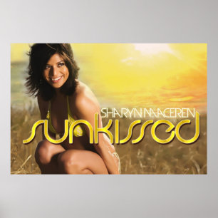 POSTER 60" de XXL "SUNKISSED" x 40"