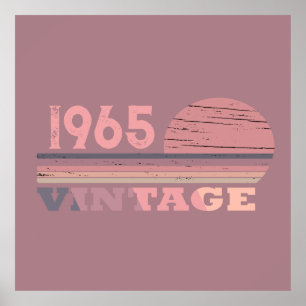 Poster 60 festa de aniversário personalizada