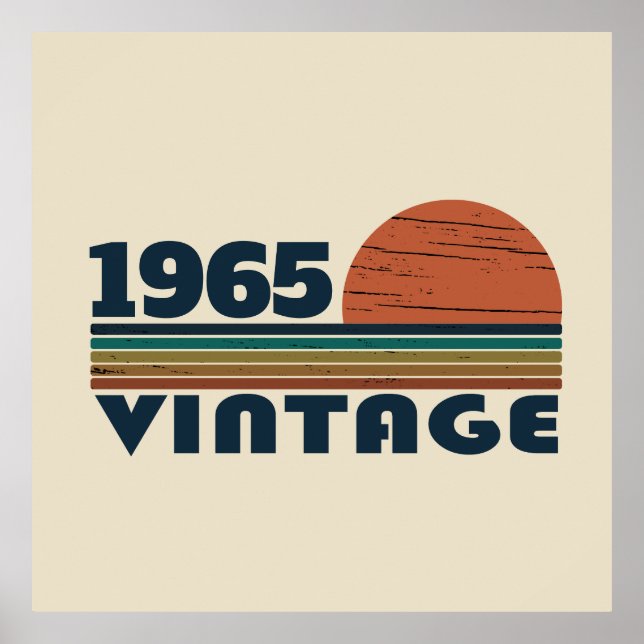 Poster 60 presentes de aniversário personalizados (Frente)