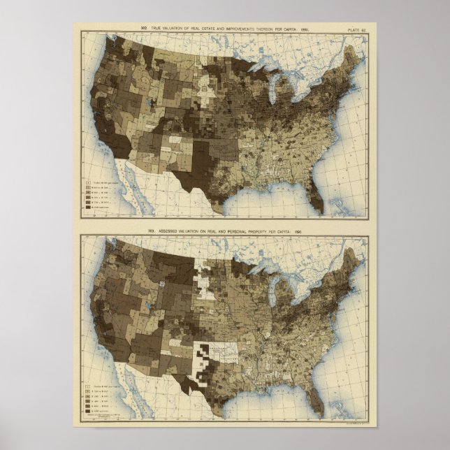 Pôster 62 Valorização, bens imóveis, bens pessoais 1890 (Frente)