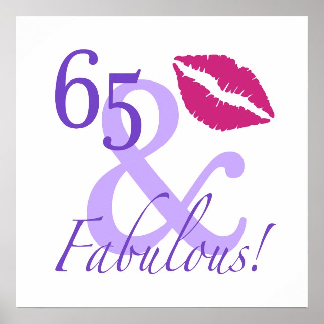 Poster 65 E Fabuloso (Frente)