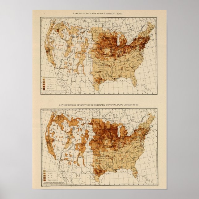 Poster 65 Nativos Alemanha 1900 (Frente)