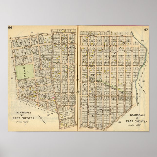 Poster 6667 Scarsdale, East Chester (Frente)