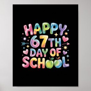 Poster 67º Dias De Escola Engraçado 67 Meme Professor 