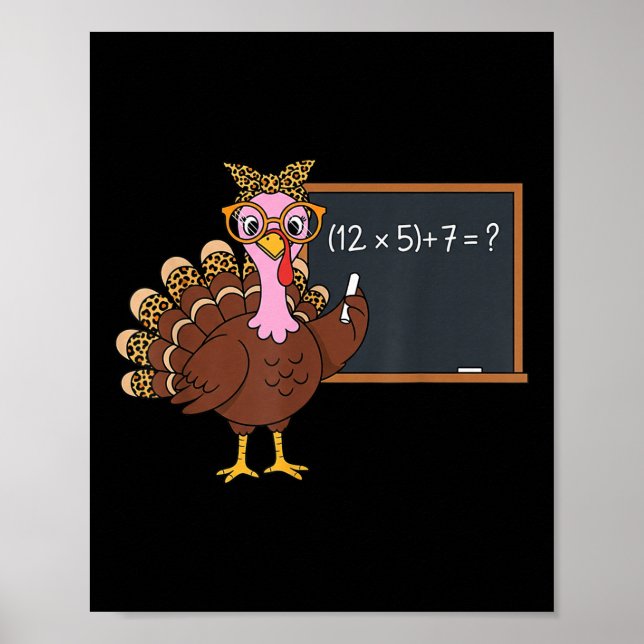Poster 67 Ação de Graças Professor Peru Six Seven Meme Cé (Frente)