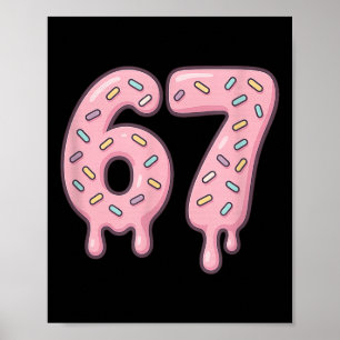 Poster 67 Alpha Gíria Meme da Internet Aura Energia