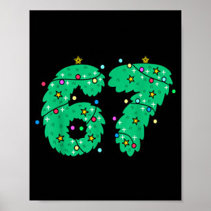 Poster 67 Árvore de Natal Para Crianças Meninos Meninas M
