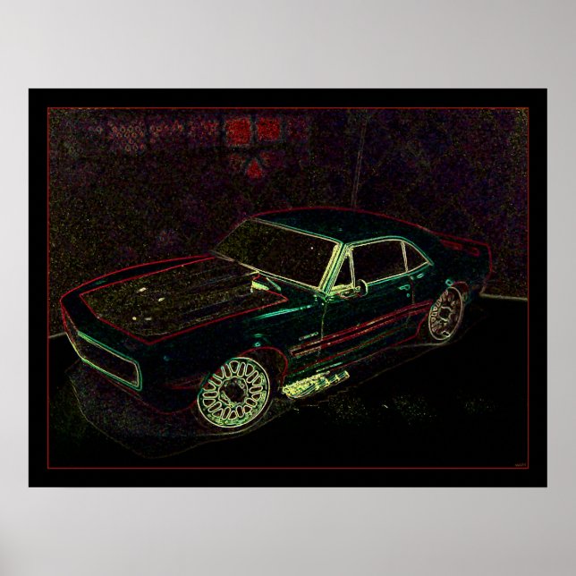 Poster "67" Chevy Camaro (Frente)