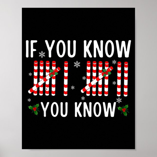 Poster 67 Christmas Funny If You Know You Know Six Seven  (Frente)