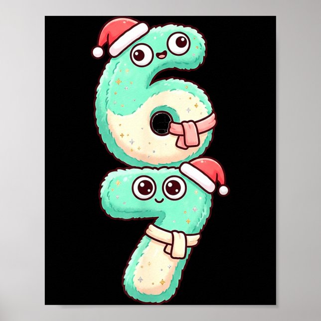 Poster 67 Christmas Kawaii Pastel Design  (Frente)