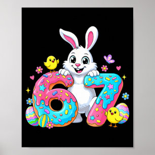 Poster 67 Coelho Bunny Fofo Meme Seis Sete Geração Leste