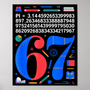 Poster 67 Dias De Escola Professor Menino 67 Matemática P