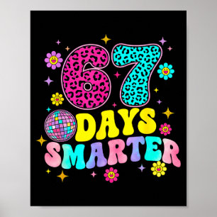 Poster 67 Dias Mais Inteligente Escola Engraçado 67 Profe