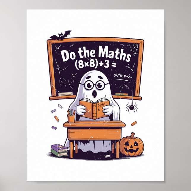 Poster 67 Faça a Matemática Fantasma Professor Fantasia d (Frente)