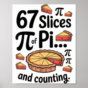 Poster 67 Fatias De Pi... E Contando Para Torta De Sobrem