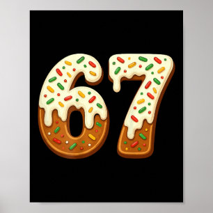 Poster 67 Festa de Natal 6 7 Meme Gíria Gen Alpha Costas