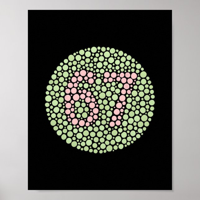 Poster 67 Hidden Meme Trending Gen Z Alpha Six Seven 6 7  (Frente)