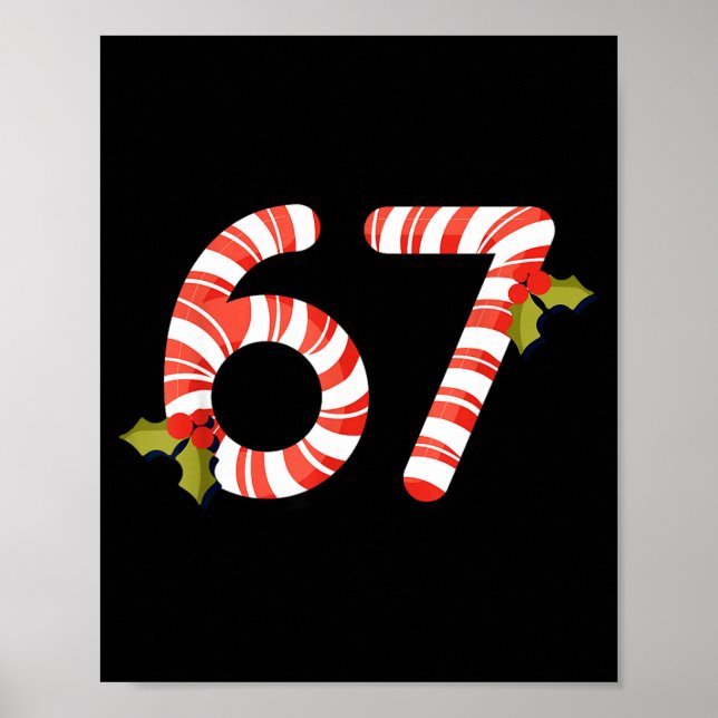 Poster 67 Mais Meme Candy Cane Seis Sete Crianças Homens  (Frente)