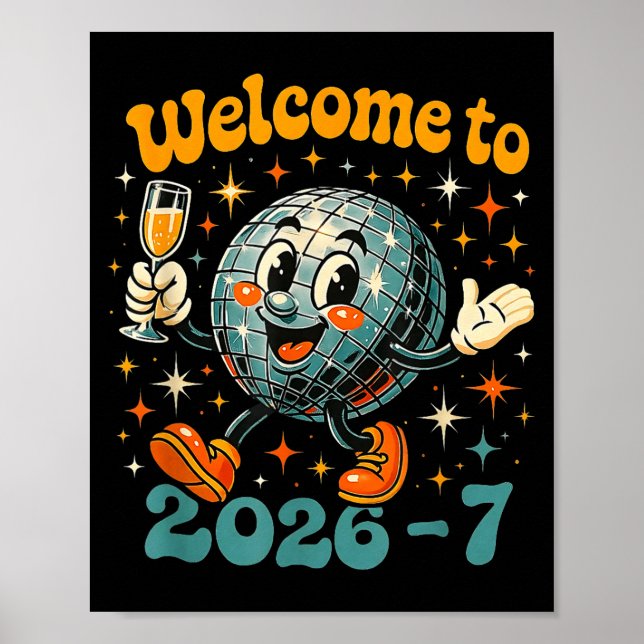 Poster 67 Meme Countdown Happy New Year Funny Drip Number (Frente)