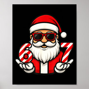 Poster 67 Meme de Natal Seis Papai Noel Engraçado