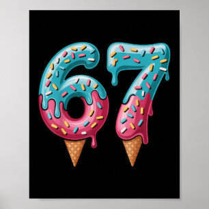 Poster 67 Meme de Sorvete Pingando